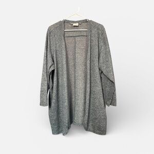 Junarose Gray Open Front Women's Sweater size large